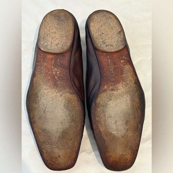 Vintage Chanel Brown Ballet Flats - sz 37 - Picture 3 of 11